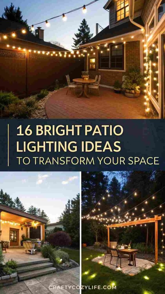 16 Patio Lighting Ideas to Transform Your Outdoor Space