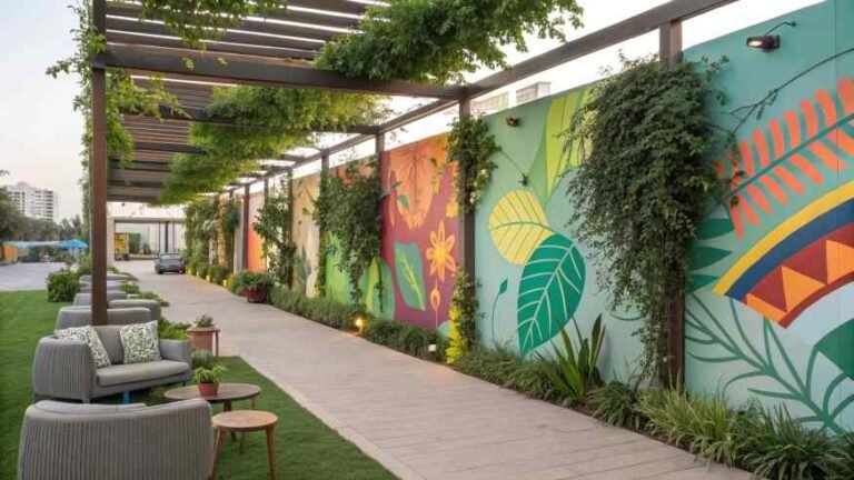 Creative Wall Design Ideas for Outdoor Space