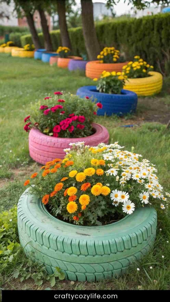 Tire Planters