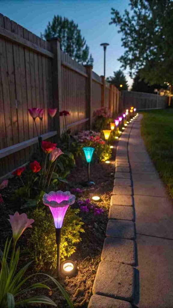 a-row-of-garden-stakes-lights-up-your-flower-beds