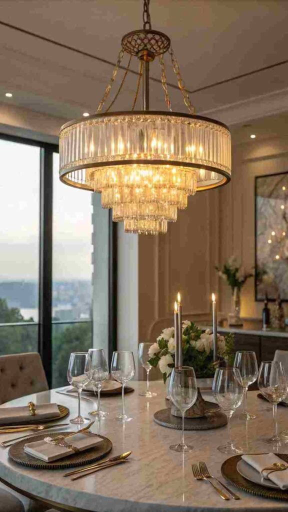 an-elegant-chandelier-hangs-over-your-dining-table