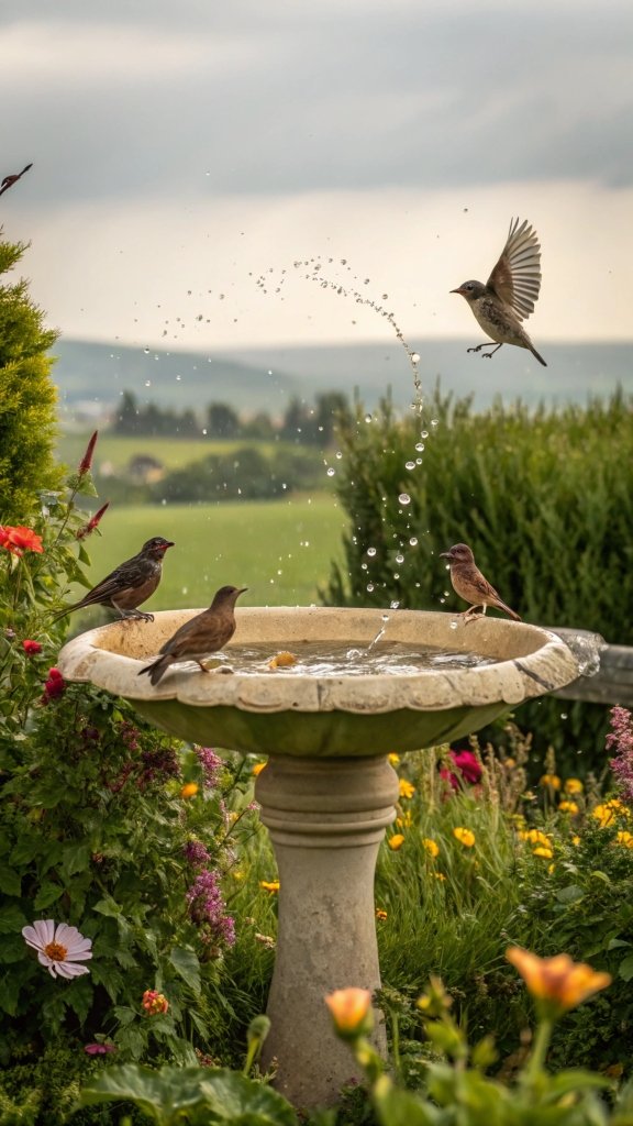 birds-flit-around-your-garden--splashing-playfully