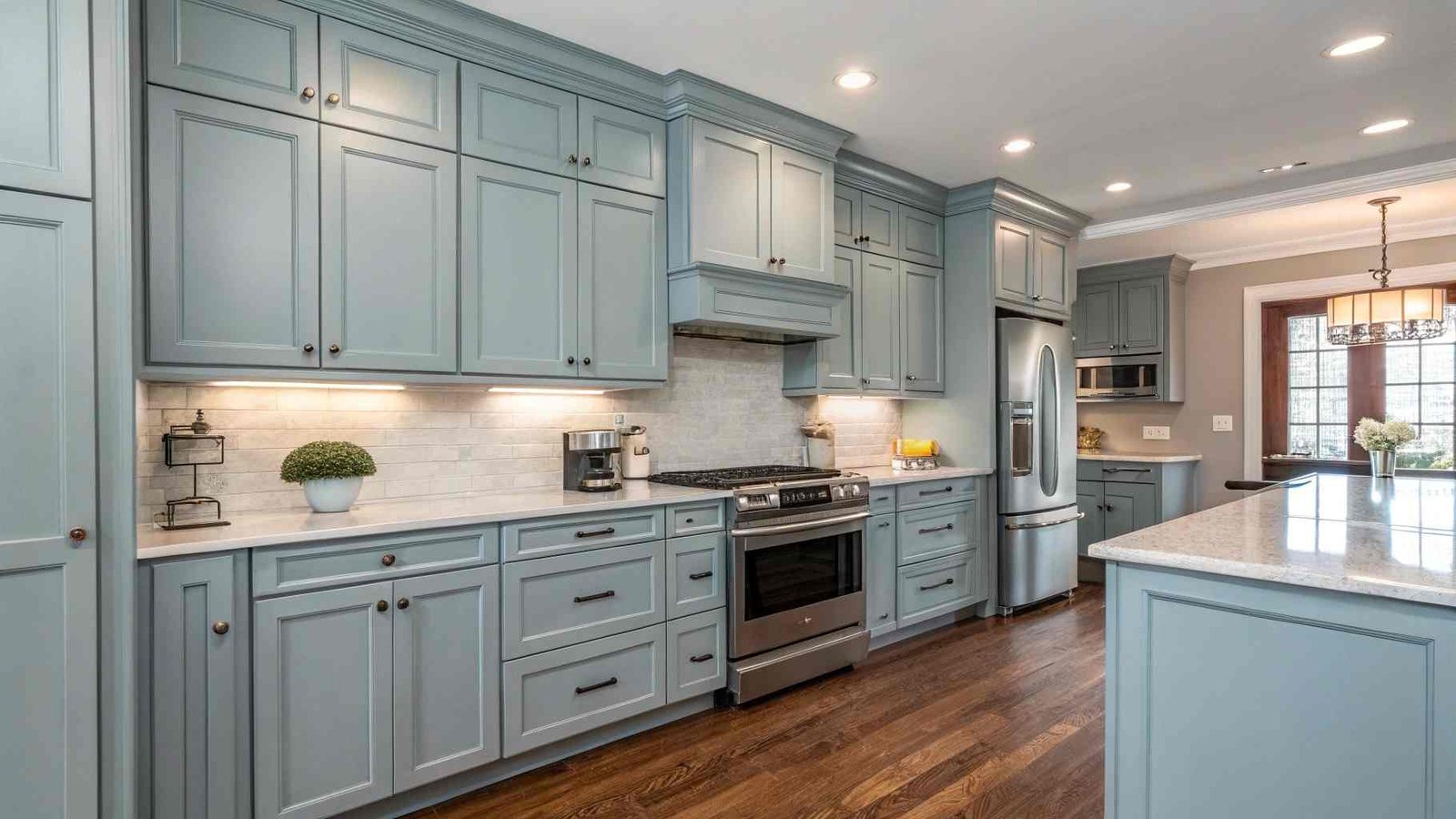 Blue-Gray Kitchen Cabinet Ideas That Are Too Good to Pass Up