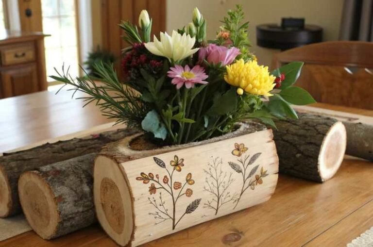 Cozy & Creative DIY Wood Log Ideas - Transform Your Space Naturally