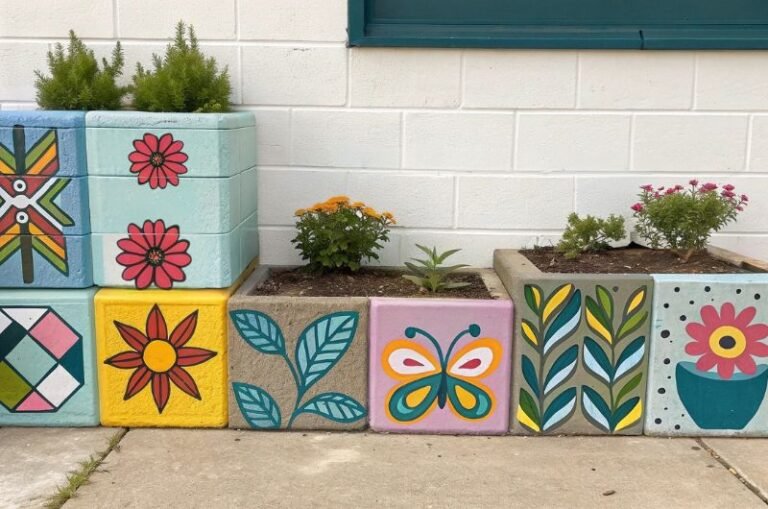 Creative Painted Cinder Block Ideas to Transform Your Space