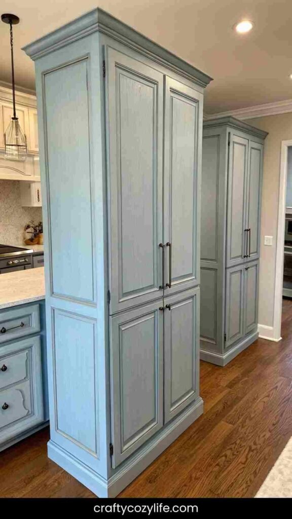 Prepping Your Cabinets for a Blue Gray Makeover 