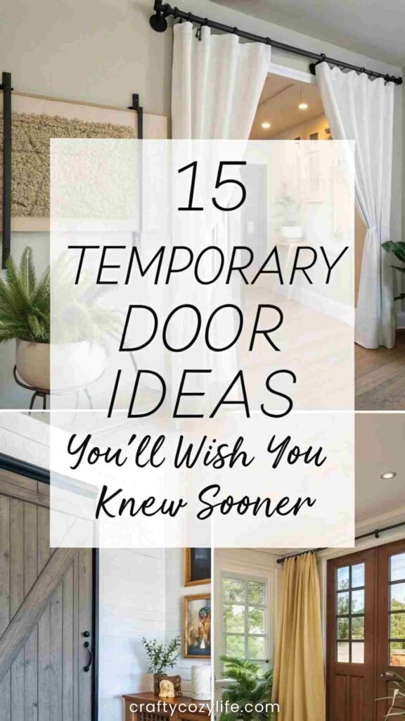 15 Temporary Door Ideas You’ll Wish You Knew Sooner