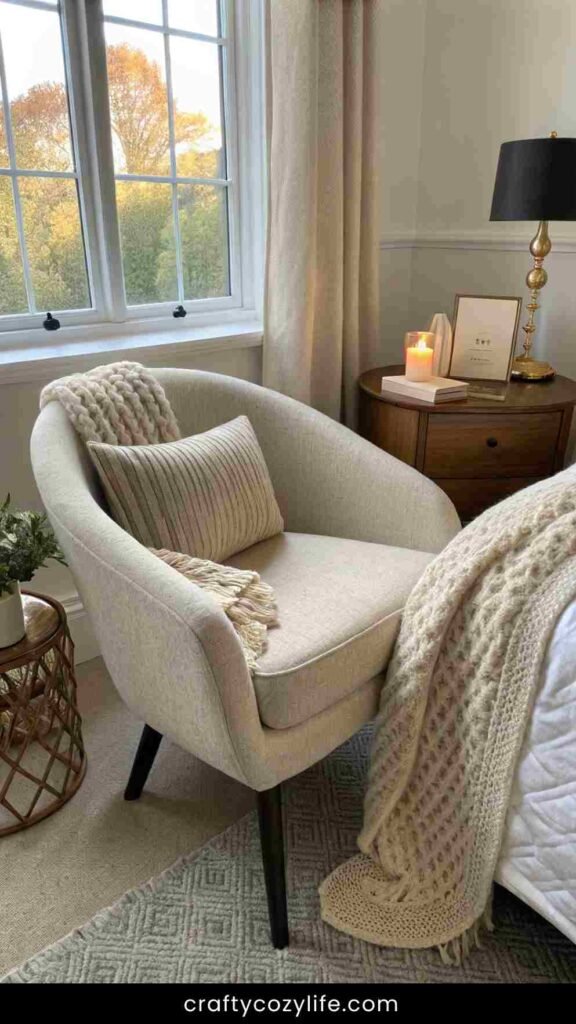 A Cozy Seating Nook for Extra Charm