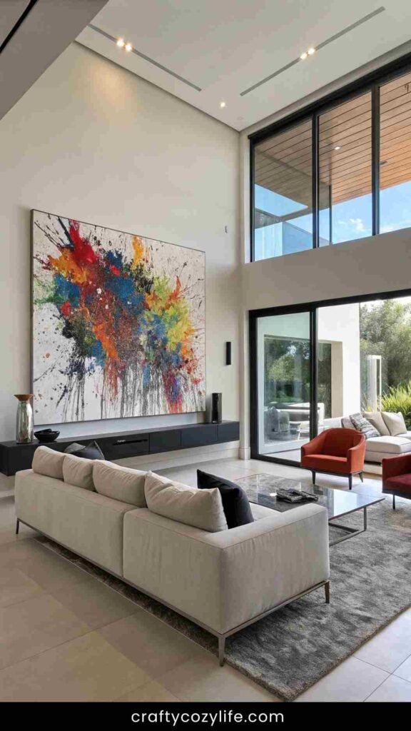 Abstract Splatter Painting