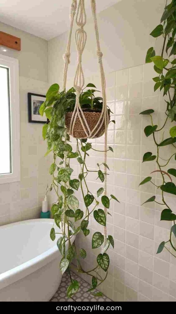 Add Greenery with Hanging Planters