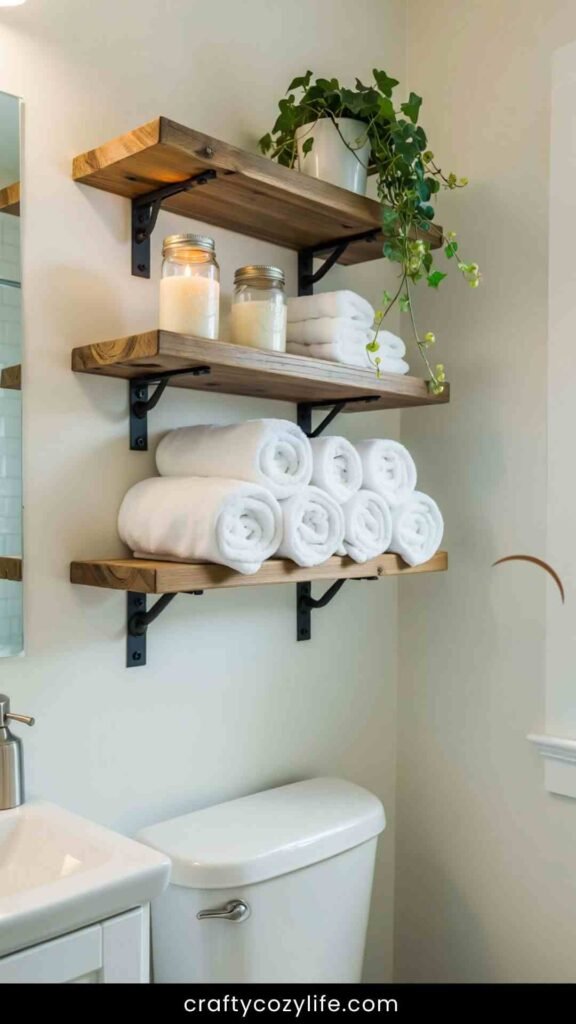 Add Open Shelving for Style and Storage