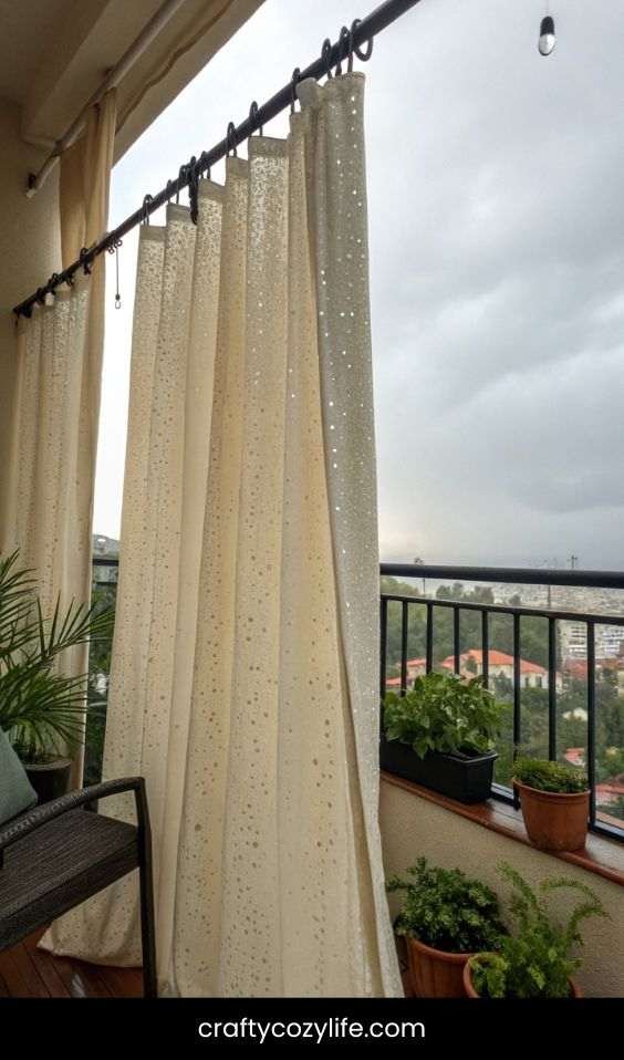 Add Weatherproof Curtains