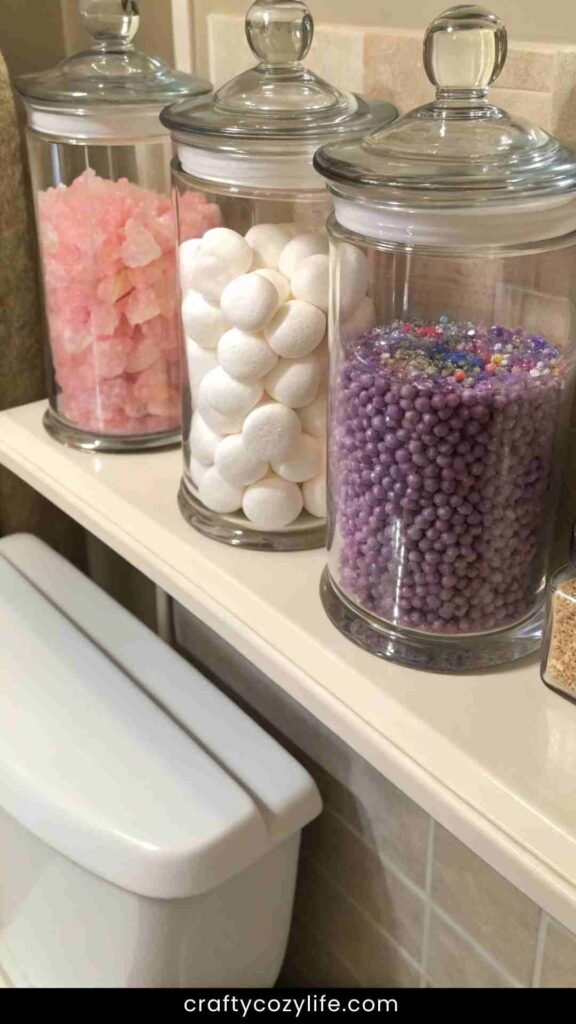 Apothecary Jars for Pretty & Practical Storage