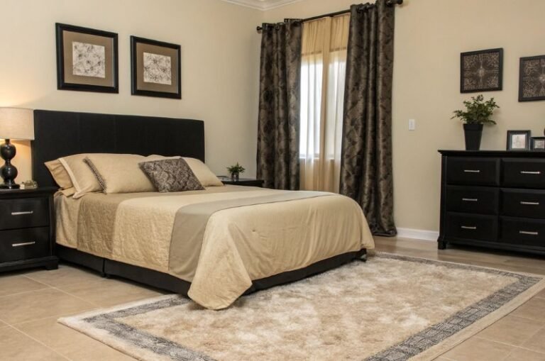 Beige and Black Bedroom Ideas