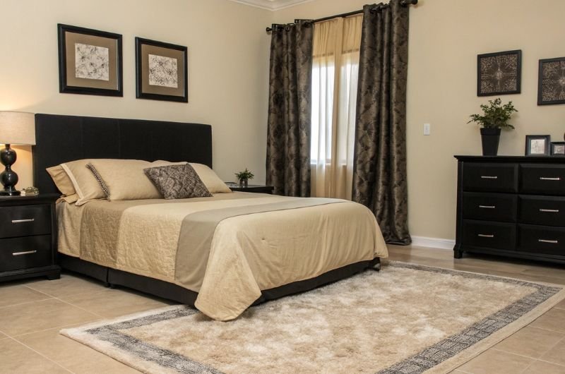 Beige and Black Bedroom Ideas