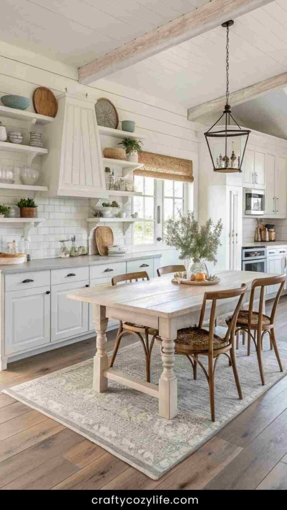 Bringing the Whitewashed Look Beyond Cabinets