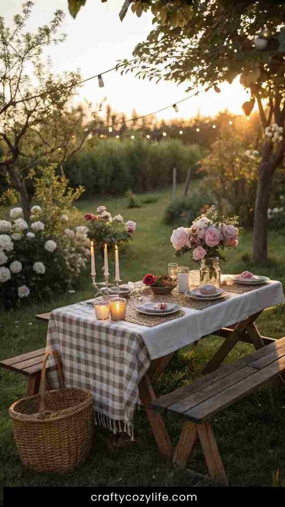 Cozy Picnic-Inspired Table