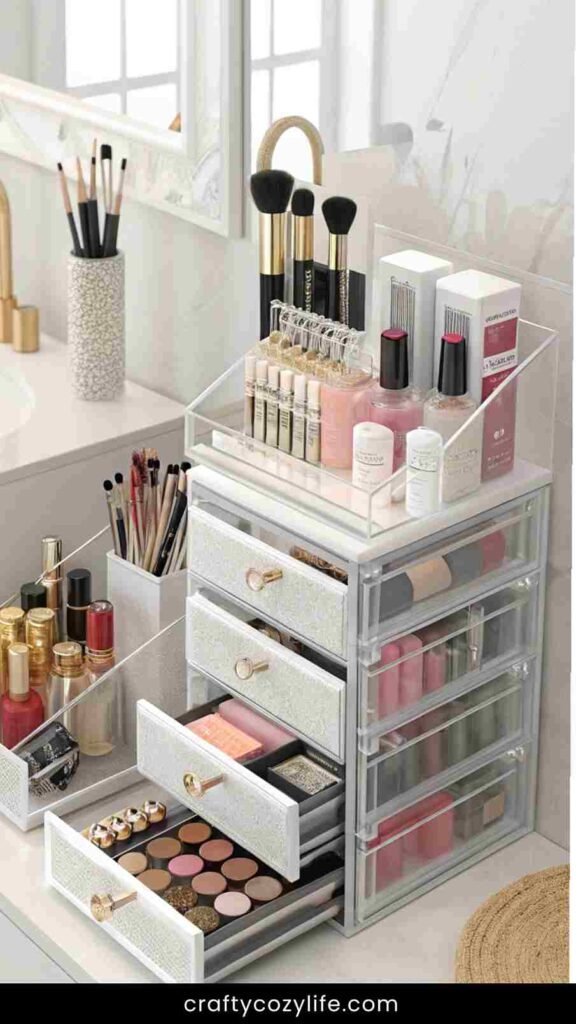 Create a Dreamy Makeup & Skincare Station
