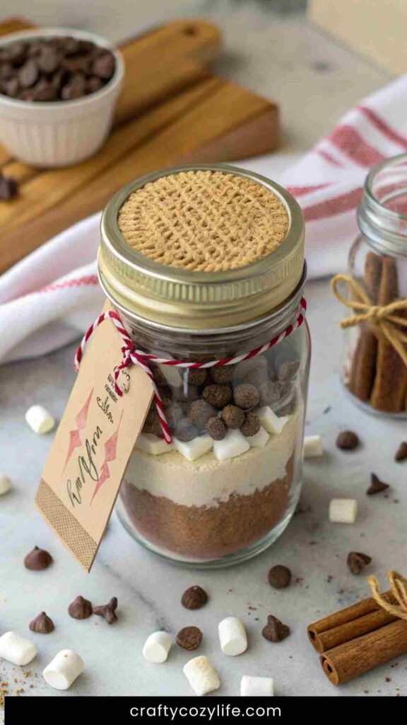 DIY Hot Chocolate Mix Jar