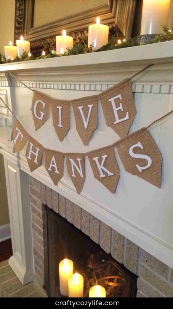 DIY Thanksgiving Banner