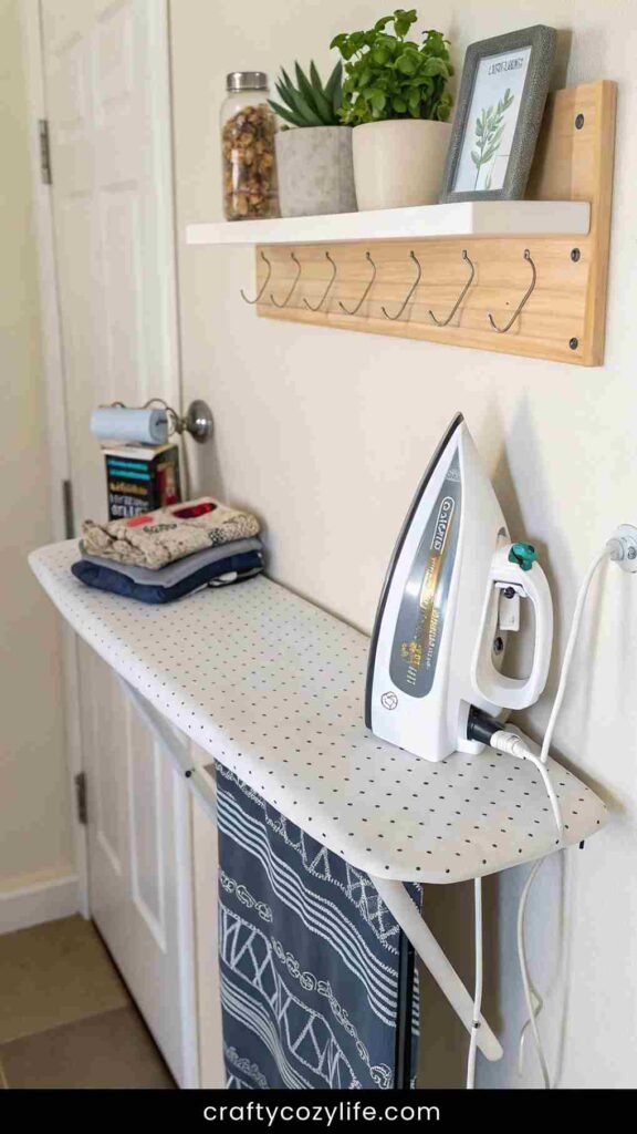 Fold-Down Ironing Board