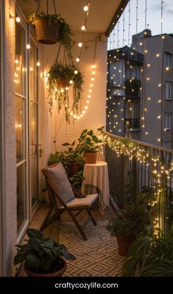 Hang Fairy Lights for Instant Magic