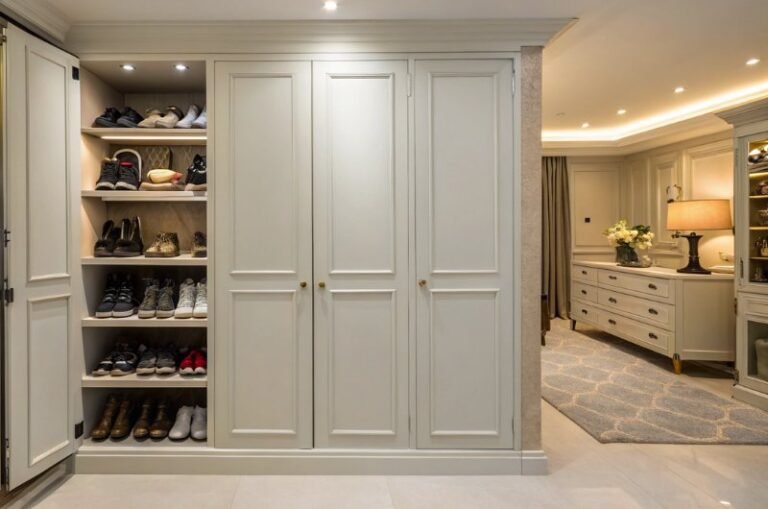 Hidden Shoe Cabinets
