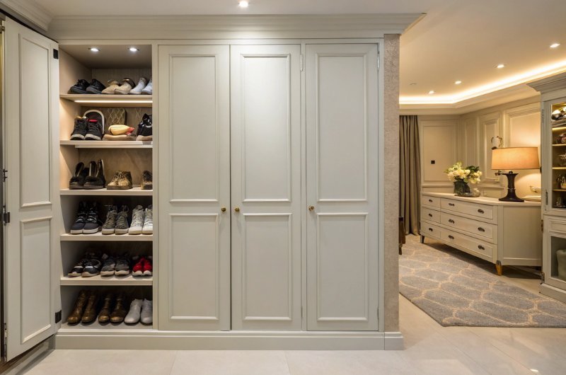 Hidden Shoe Cabinets
