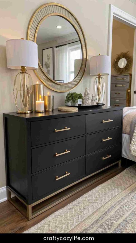 Incorporate Gold or Brass Accents