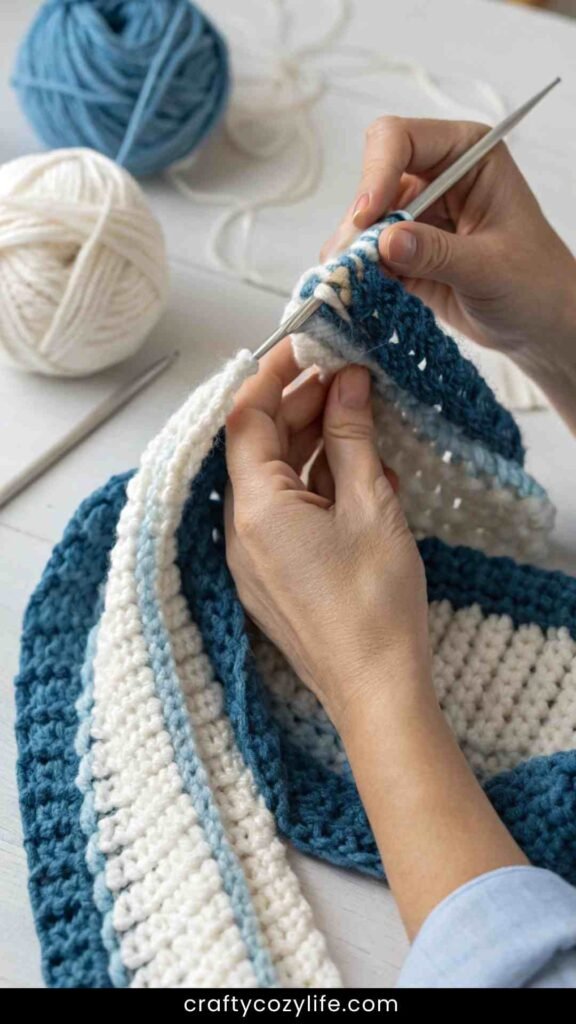 Knitting or Crocheting
