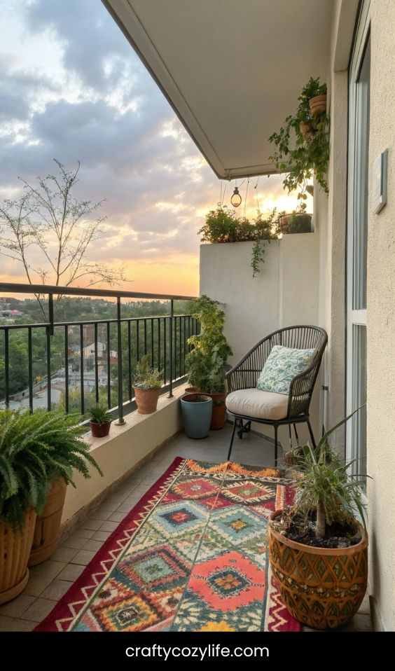 Lay Down a Soft Outdoor Rug