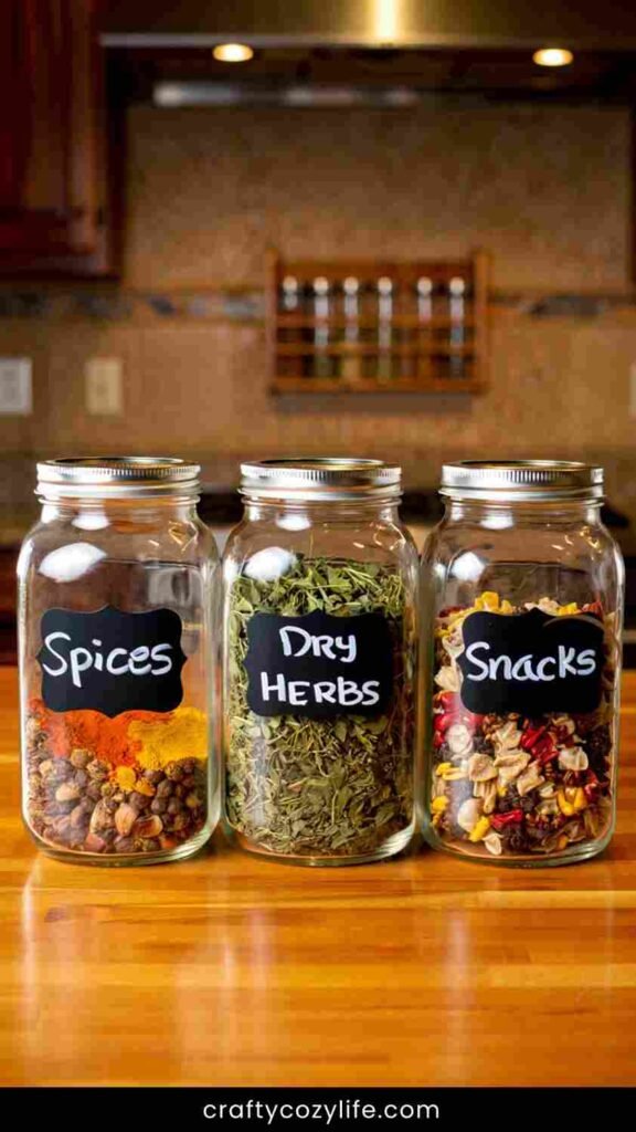 Mason Jar Organizers