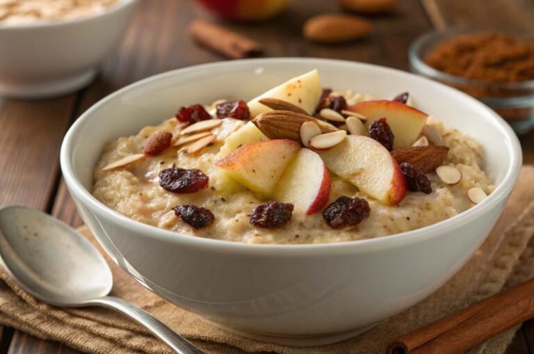 Raisin Apple Cinnamon Oatmeal