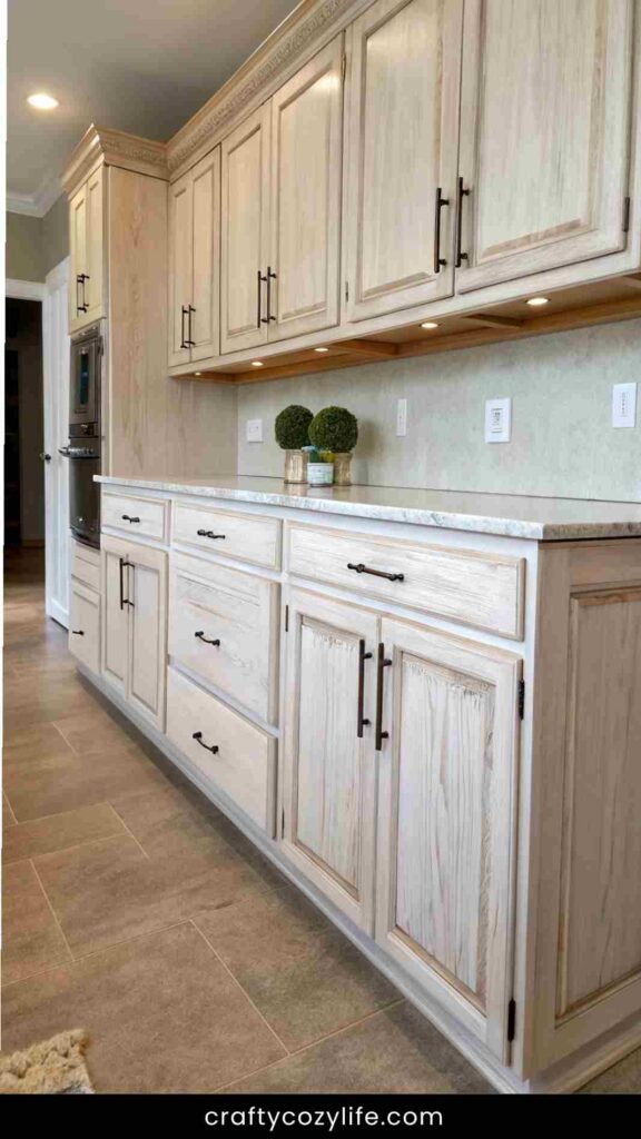 Sealing Your Whitewashed Oak Cabinets