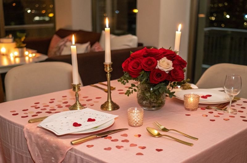 Valentine's Day Tablescape Ideas to Set the Mood for Love