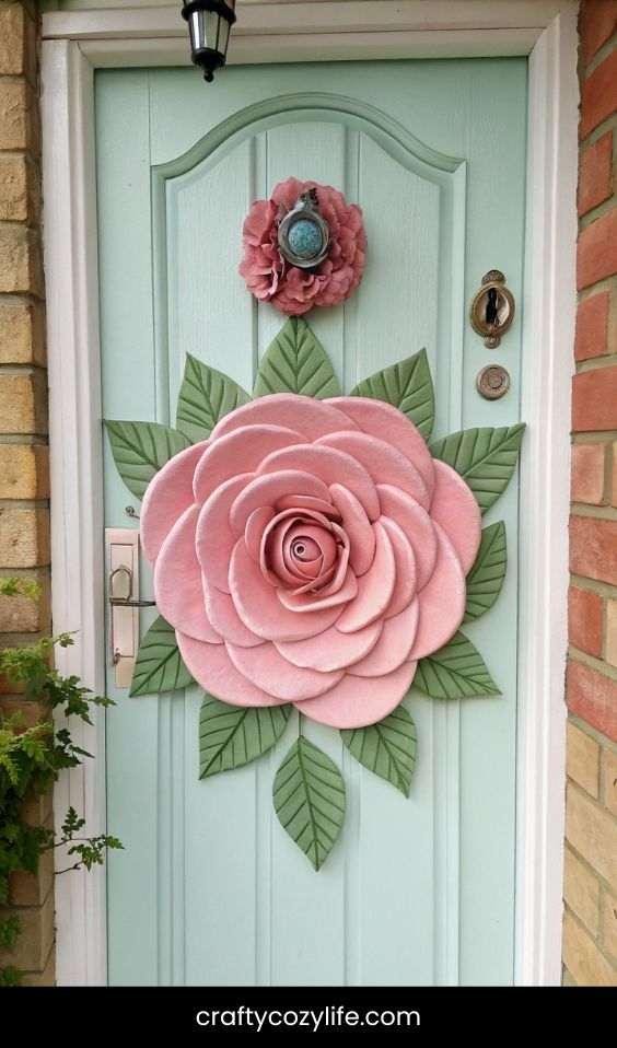 Add a Spring-Themed Doorbell Cover