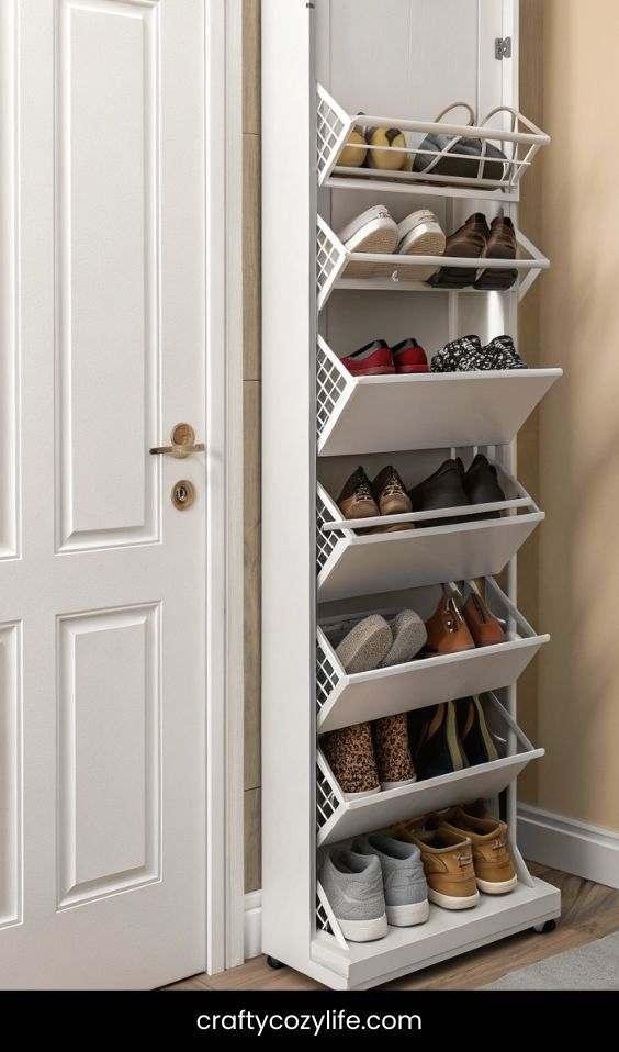 Behind-the-Door Shoe Cabinet