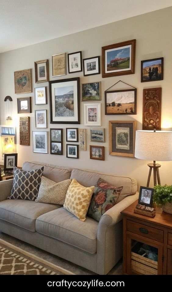 Build a Gallery Wall with Personal Artwork