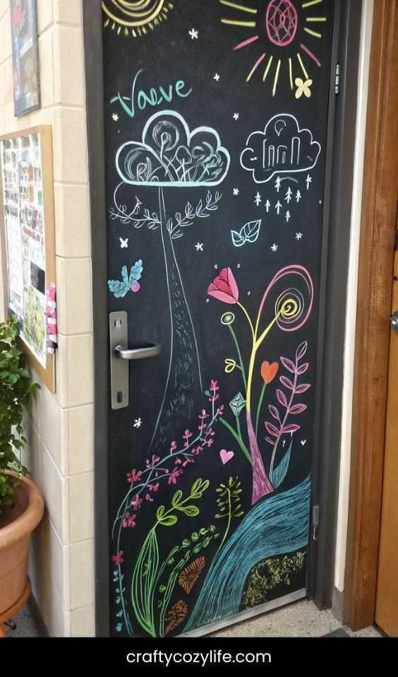 Chalkboard Door