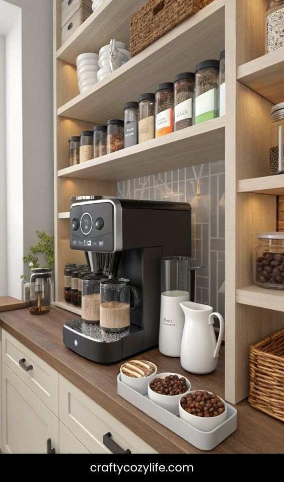 Create a Coffee & Beverage Station