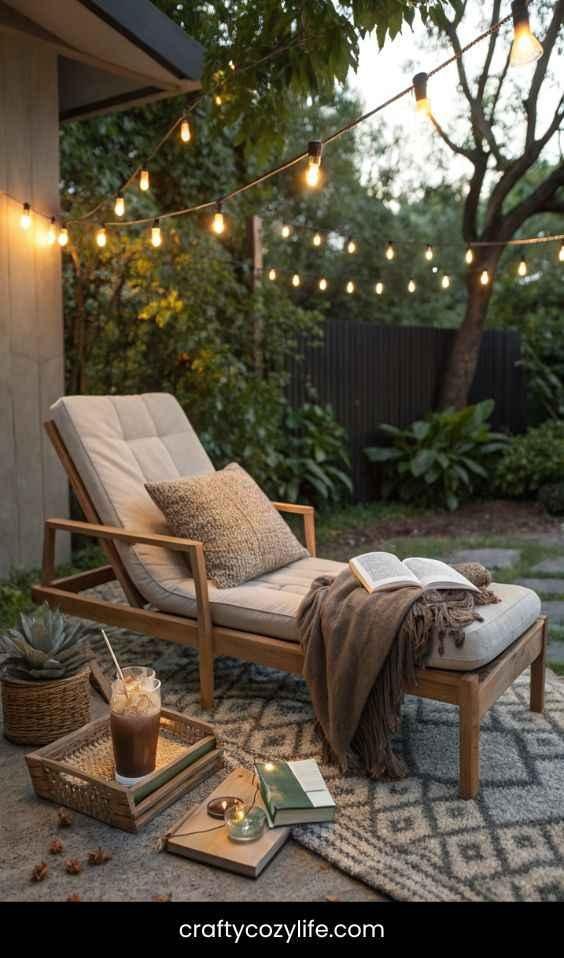 Create a Cozy Outdoor Lounge Area