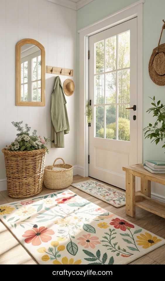 Create a Spring-Inspired Entryway