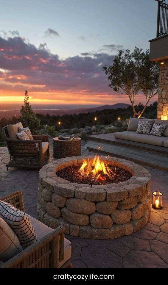 DIY Fire Pit for Cozy Evenings