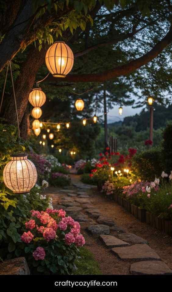 DIY Garden Lanterns