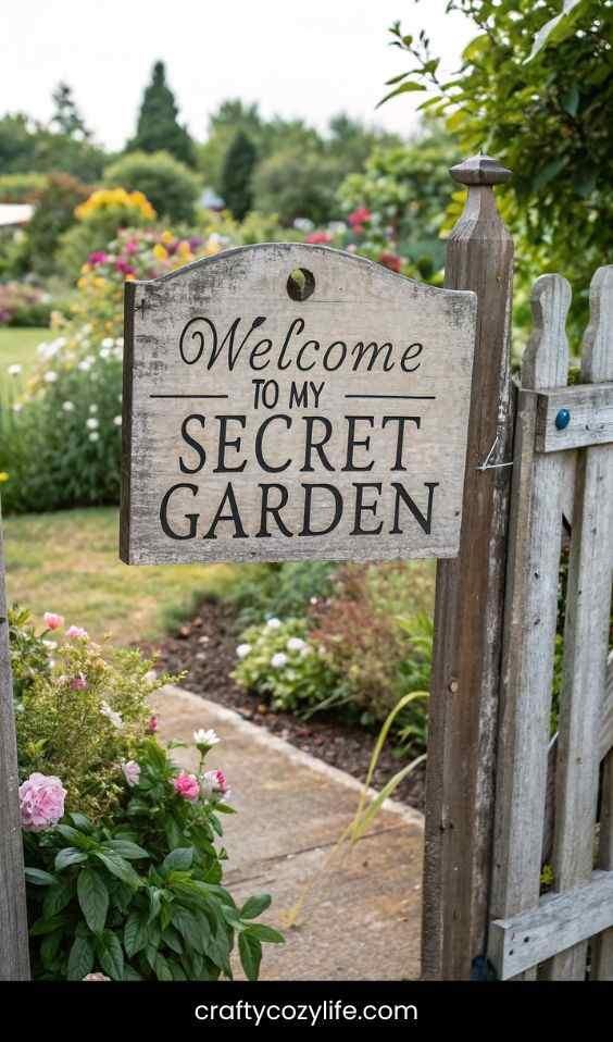 DIY Garden Sign