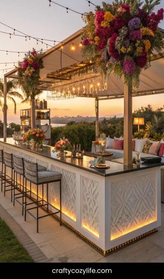 DIY Outdoor Bar Cart for Entertaining