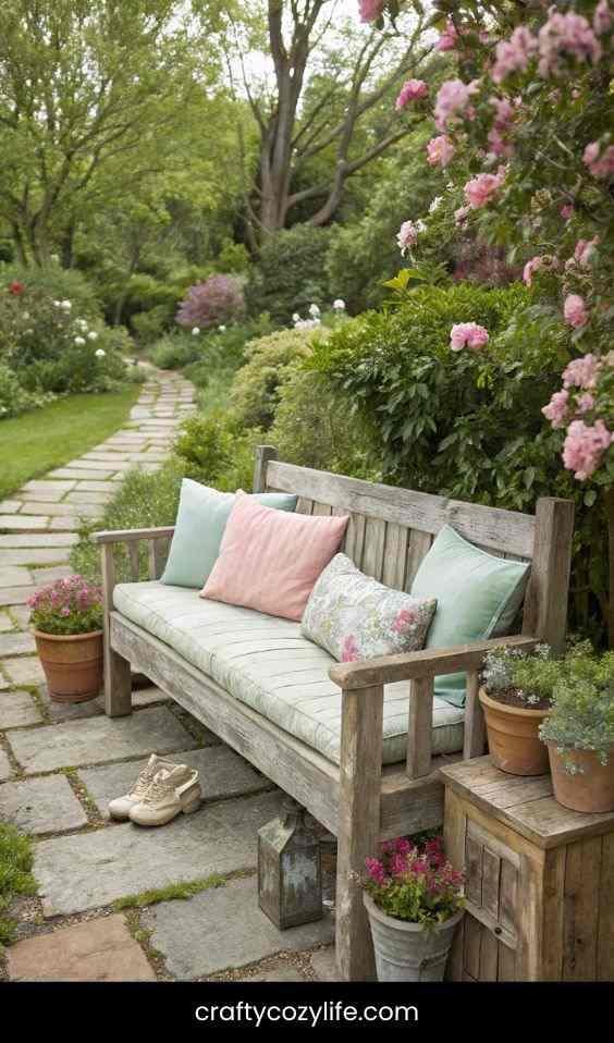 DIY Outdoor Garden Bench