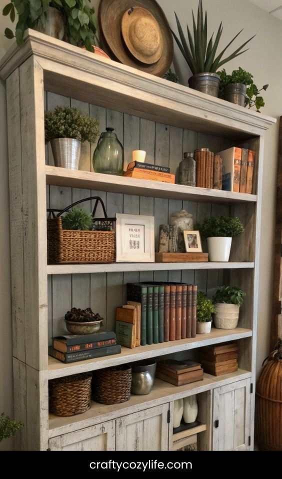 DIY Rustic Shelves