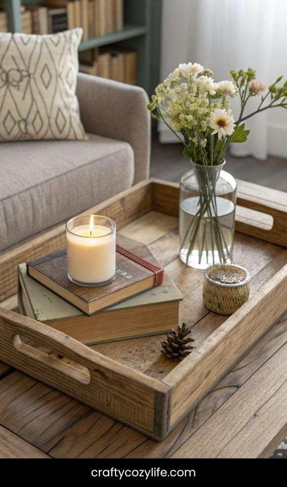 DIY Rustic Wooden Tray