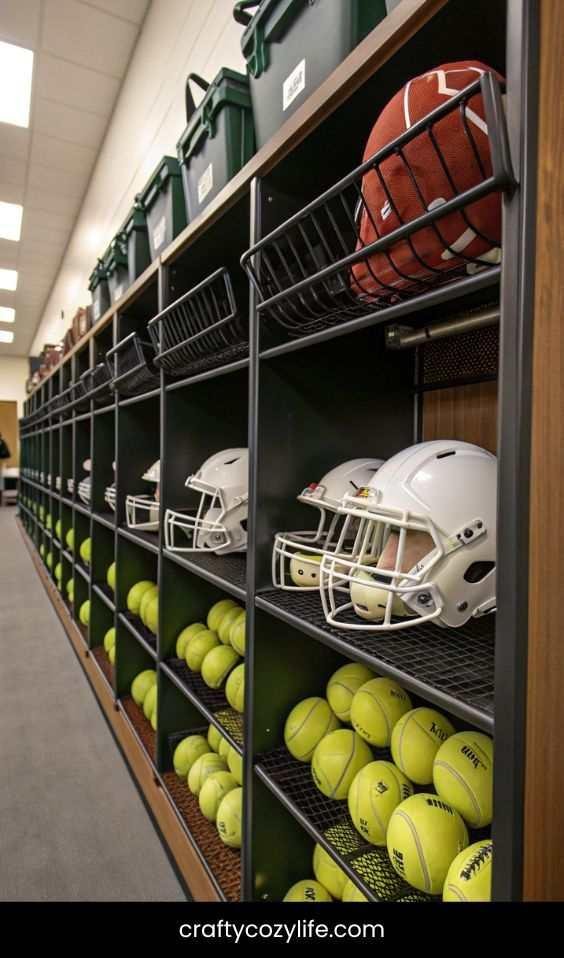 DIY Sports Gear Organizer